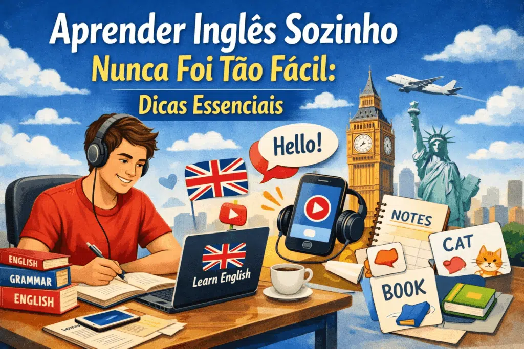 aprender inglês sozinho – 10 dicas poderosas para dominares a língua