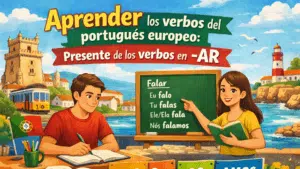 Verbos -AR portugués europeo - conjugación en presente y ejemplos para principiantes