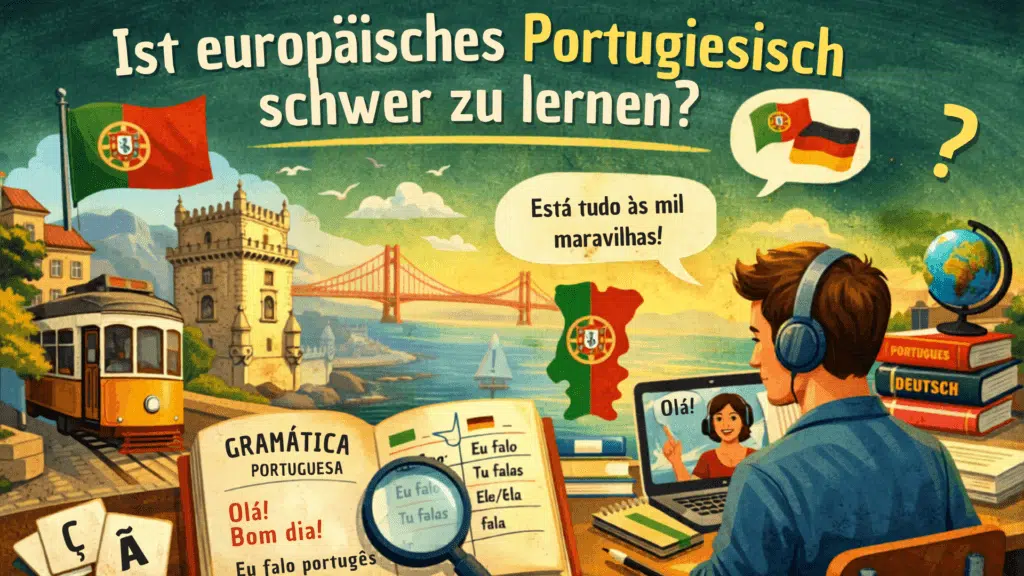 Europäisches Portugiesisch schwer - ehrliche Fakten für Anfänger