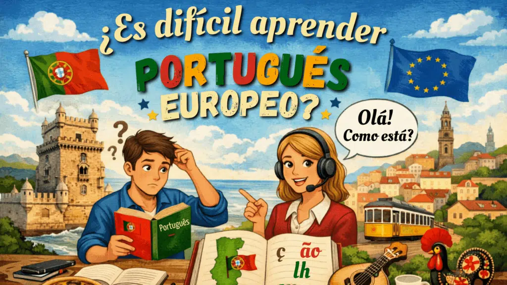 Es difícil aprender portugués europeo - guía completa con 7 claves