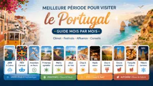 meilleure période pour visiter le Portugal mois par mois